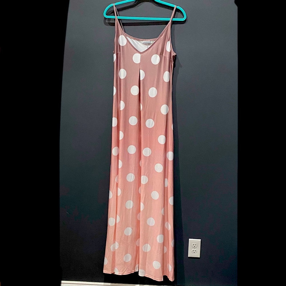 New Pink Ombré Maxi Dress (0002)